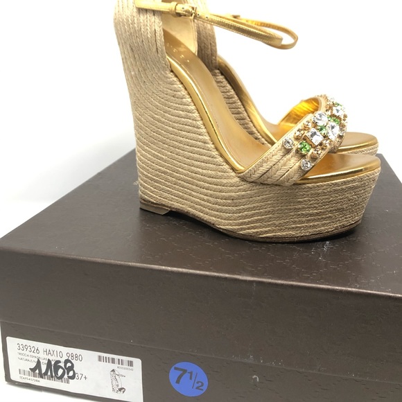 GUCCI platform diamond sandals LIMITED EDITION - Picture 2 of 8